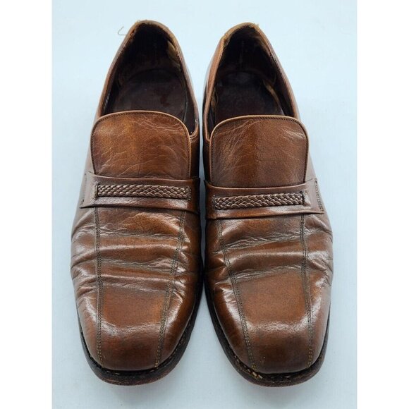 FLORSHEIM Royal Imperial RITZ Cognac Brown Leather Loafer‎ SLIP-ON Shoes Size 11 main image 10